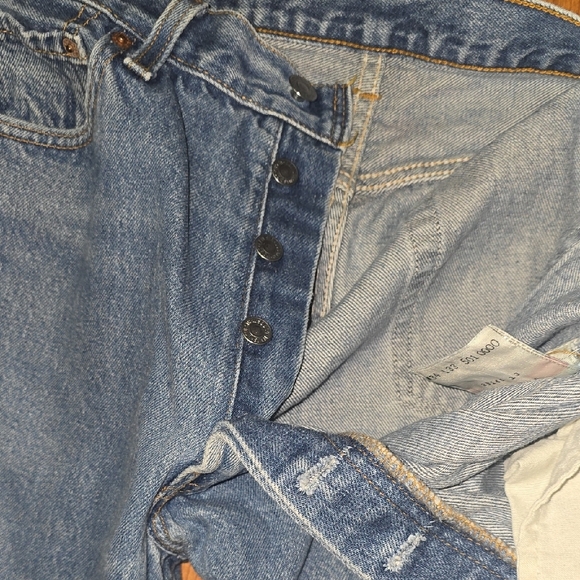 Levi's Men's Straight Blue Jeans - Picture 4 of 6